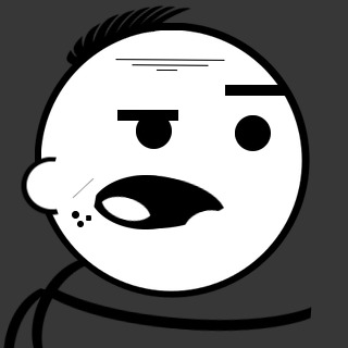 troll face rage shout
