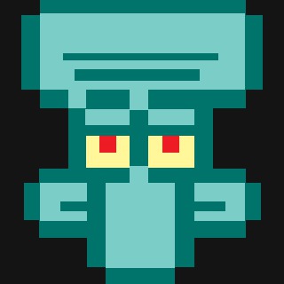 Squidward 8Bit ( spongebob ) » Emblems for Battlefield 1, Battlefield 4 ...